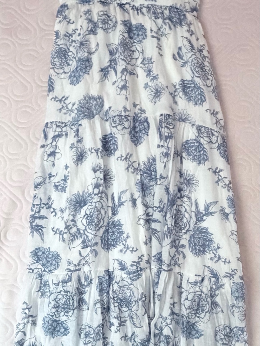 Blue Floral Maxi dress - Women - Picture 3 of 3